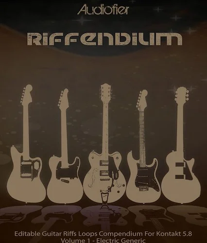 Riffendium Vol. 1 (Download)<br>Editable Loops library (Generic Guitars)