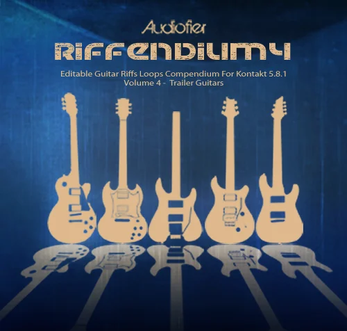 Riffendium Vol. 4 (Download)<br>Editable Loops library (Trailer Guitars)