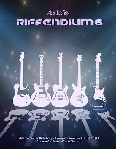 Riffendium Vol. 6 (Download)<br>Editable Loops (Funk/Disco Guitars)