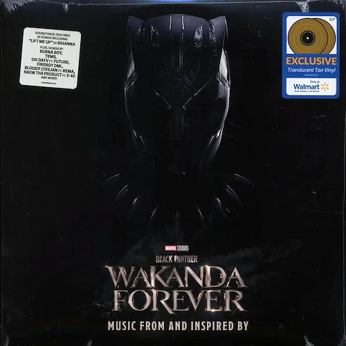 Rihanna, Burna Boy, Tems, Future, Etc. - Music From And Inspired By Black Panther: Wakanda Forever (2xLP) (translucent tan vinyl)