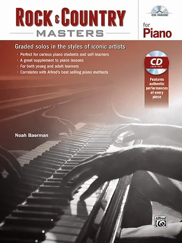 Rock & Country Masters for Piano: Graded Solos in the Styles of Iconic Artists