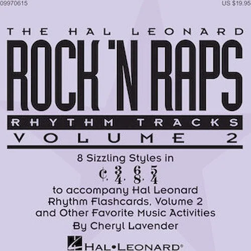 Rock 'n Raps Rhythm Tracks, Volume 2 (CD) - 8 Sizzling Styles in 2/2, 6/8, 3/4, 5/4