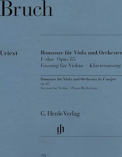Romance for Viola and Orchestra in F Major Op. 85