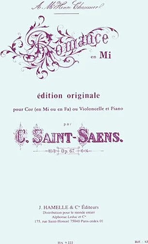 Romance Op.67 In E Major (horn & Piano)