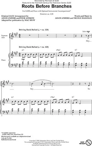 Roots Before Branches - From the Twentieth Century Fox Television Show GLEE