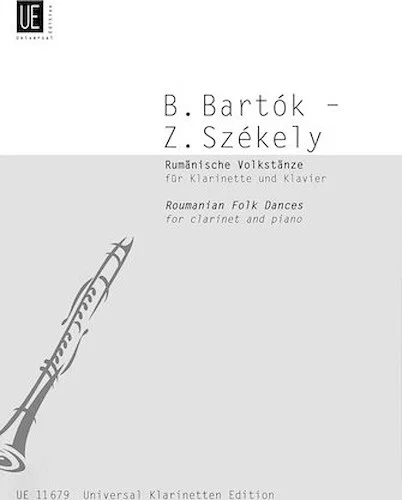 Roumanian Folk Dances - for Clarinet and Piano