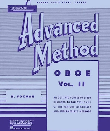 Rubank Advanced Method - Oboe Vol. 2