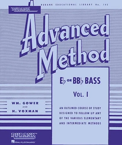 Rubank Advanced Method, Vol. 1 - Bass/Tuba (B.C.)