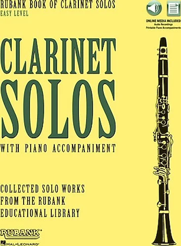 Rubank Book of Clarinet Solos - Easy Level - (includes online audio for streaming/download)
