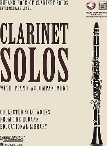 Rubank Book of Clarinet Solos - Intermediate Level - (includes online audio for streaming/download)