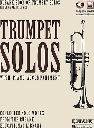 Rubank Book of Trumpet Solos - Intermediate Level - (includes online audio for streaming/download)