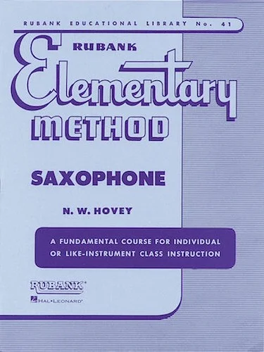 Rubank Elementary Method - Saxophone