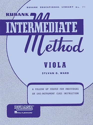 Rubank Intermediate Method - Viola