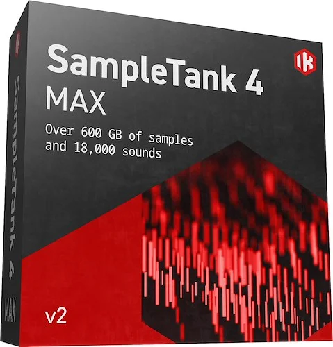 SampleTank 4 MAX v2 crossgrade (Download)<br>Massive 600 GB collection of virtual instruments & libraries for every genre and style
