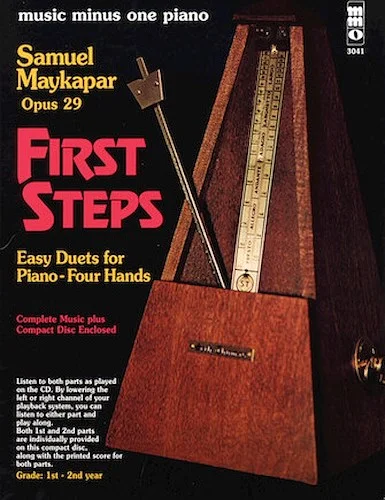 Samuel Maykapar - First Steps, Op. 29 - Easy Duets for Piano - Four Hands