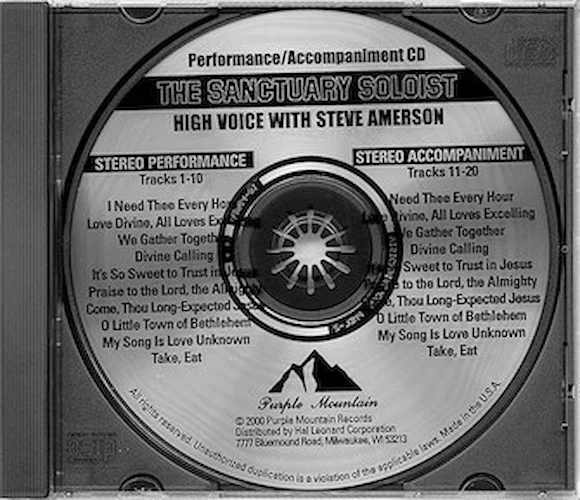 Sanctuary Soloist #3 Cd/high Voice