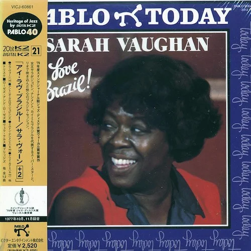 Sarah Vaughan - I Love Brazil (Japan) (ltd. ed.) (deluxe mini-LP slipsleeve edition) (remastered) (20-bit mastering)