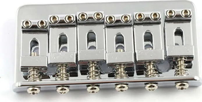 SB-0100 Non-Tremolo Steel Bridge for Strat<br>Chrome