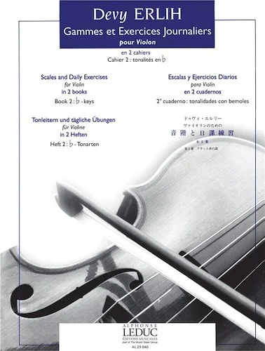 Scales And Daily Exercises For Violin Book 2 (violin Solo)