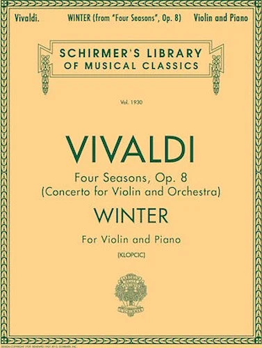 Schirmer Library of Classics Volume 1930 - from The Four Seasons