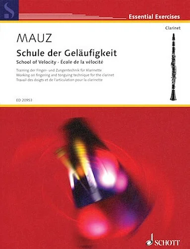 School of Velocity - Working on Fingering and Tonguing Technique for the Clarinet