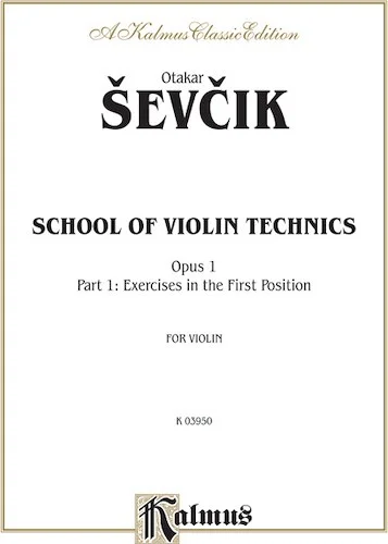 School of Violin Technics, Opus 1, Volume I