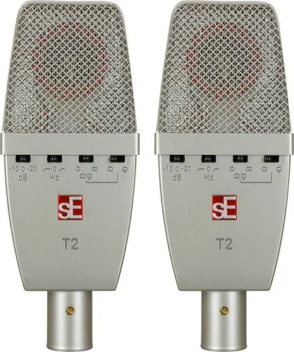 SE T2-PAIR Factory Matched Pair of T2 Large Diaphragm Condenser Microphone