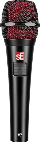 SE V7-PTT V7 Dynamic Supercardioid Vocal Microphone. Push-To-Talk