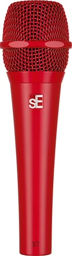 SE V7-RED Dynamic Supercardioid Vocal Microphone. Red