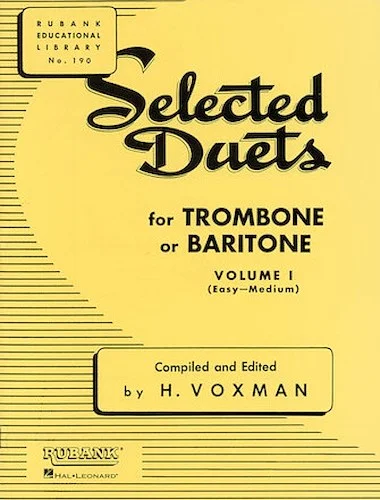 Selected Duets for Trombone or Baritone