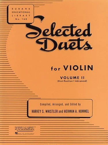 Selected Duets for Violin - Volume 2 - Advanced First Position