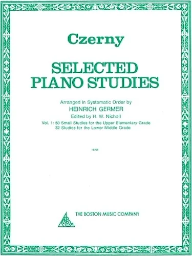 Selected Piano Studies - Volume 1