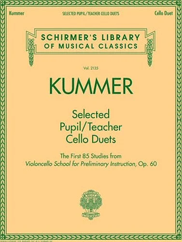 Selected Pupil/Teacher Cello Duets - Schirmer's Library of Musical Classics Vol. 2135