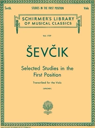 Selected Studies in the First Position