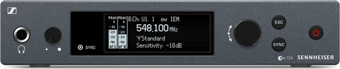 Sennheiser 508181 SR IEM G4-A1 Half Rack Stereo Transmitter