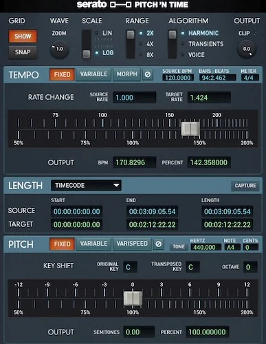 Serato Pitch 'n Time Pro (Download) <br>The best time stretching and pitch shifting