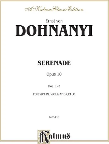 Serenade, Opus 10