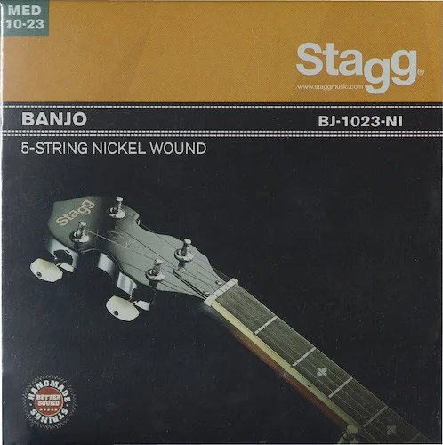 Set of nickel strings for 5-string banjo
