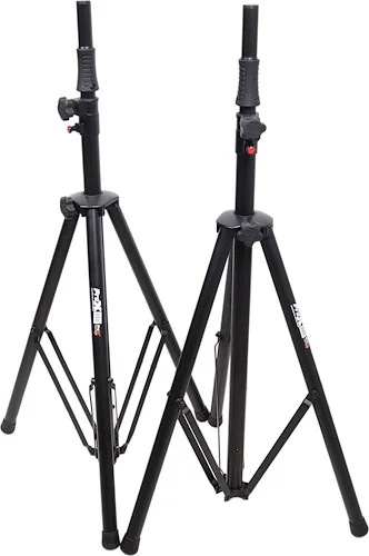 Set/2 Pro Air Speaker stand in Black w/ Carry Bags