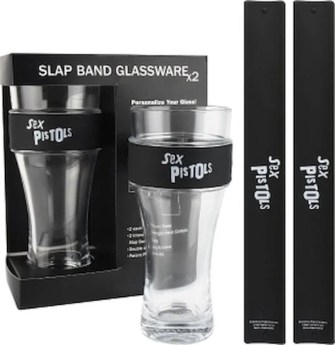 Sex Pistols 2-Pack Slap Bands & Glassware