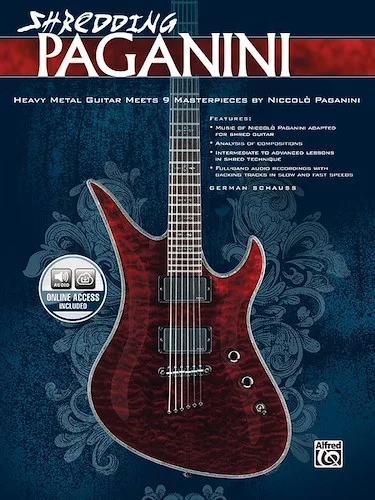 Shredding Paganini: Heavy Metal Guitar Meets 9 Masterpieces by Niccolo Paganini