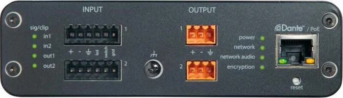 ShureANI22-BLOCK2 CH IN/2 CH OUT - DANTE, 1/3