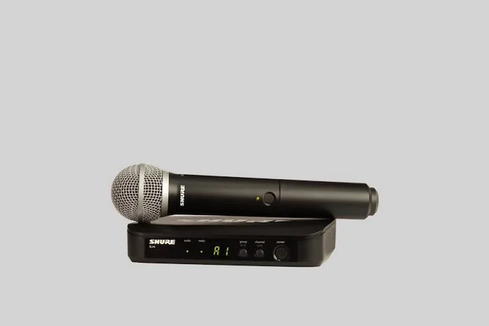 Shure BLX24/PG58 Wireless Microphone System. J11 Band