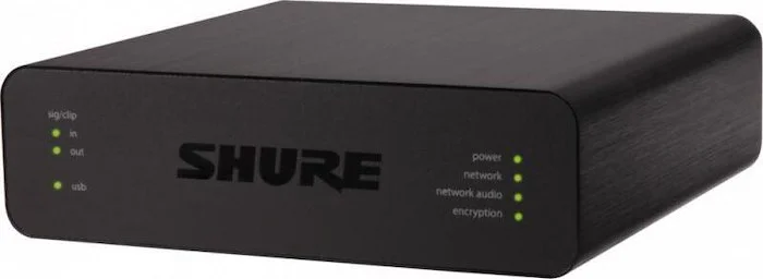 Shure Dante audio network inte