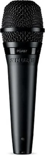 Shure PGA57-XLR Cardiod Dynamic Instrument Microphone. XLR Cable Included