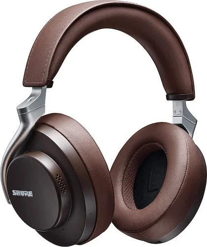 Shure SBH2350-BR AONIC 50 Wireless Noise Canceling Headphones. Brown