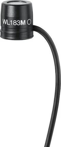 ShureWL183MB/O-TQGLAVALIER MICROPHONE, OMNI, BLA