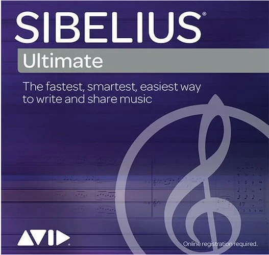Sibelius Ultimate Perpetual License<br>AudioScore, PhotoScore, & NotateMe (Download)