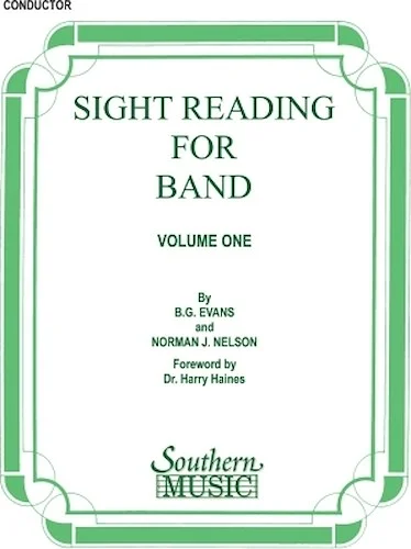 Sight Reading for Band, Book 1 - Conductor