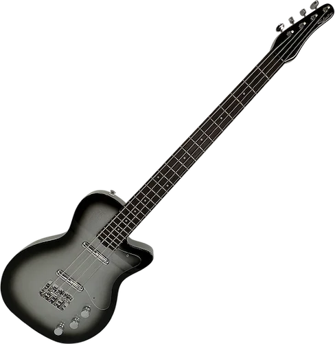 Silvertone 1444 SVB Electric Bass Guitar - Silverburst